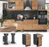 VICCO Schubladenunterschrank Fame-Line 40 cm Anthrazit/Eiche modern