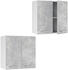 VICCO Hängeschrank R-Line 60 cm Weiß/Beton modern