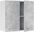 VICCO Hängeschrank R-Line 60 cm Weiß/Beton modern