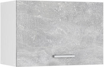 VICCO H&auml;ngeschrank R-Line 60 cm Wei&szlig;/Beton modern flach