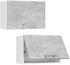 VICCO Hängeschrank R-Line 60 cm Weiß/Beton modern flach