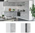 VICCO Eckhängeschrank R-Line 57 cm Weiß/Beton modern