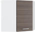 VICCO Eckhängeschrank R-Line 57 cm Weiß/Edelgrau modern