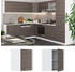 VICCO Eckhängeschrank R-Line 57 cm Weiß/Edelgrau modern