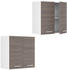 VICCO Hängeschrank R-Line 60 cm Weiß/Edelgrau modern