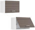VICCO Hängeschrank R-Line 60 cm Weiß/Edelgrau modern flach
