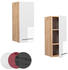 VICCO Hängeschrank Fame-Line 30 cm Eiche/Weiß Hochglanz modern