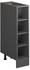 VICCO Regalunterschrank R-Line 20 cm Anthrazit modern offen