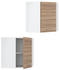 VICCO Eckhängeschrank R-Line 57 cm Weiß/Sonoma modern