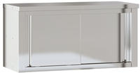 vidaXL K&uuml;chen-Wandschrank mit Schiebet&uuml;ren Edelstahl