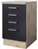 Flex-Well Schubkastenunterschrank Flex Well Santo Breite 50 cm anthrazit