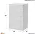 Flex-Well Hängeschrank Varo BxTxH 60 x 32 x 89 cm Front weiß matt Korpus weiß