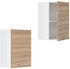 VICCO Hängeschrank R-Line 40 cm Weiß/Sonoma modern