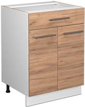 VICCO Schubladenunterschrank Fame-Line 60 cm Wei&szlig;/Eiche modern