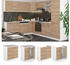 VICCO Spülenunterschrank R-Line 80 cm Weiß/Sonoma modern