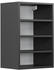 VICCO Hängeschrank R-Line 40cm Anthrazit offen