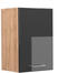 VICCO Hängeschrank R-Line 40 cm Eiche/Anthrazit Hochglanz modern
