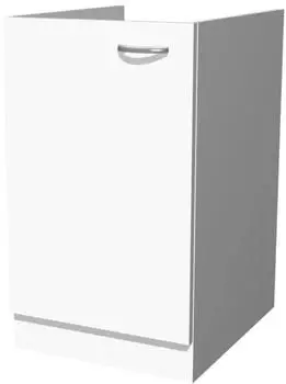 Flex-Well Spülenunterschrank ohne Arbeitsplatte 50 cm breit Weiß Witus