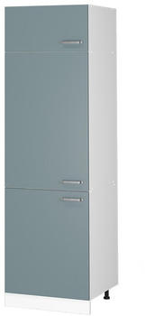 VICCO K&uuml;hlumbauschrank R-Line 60 cm Blau-Grau/Wei&szlig;
