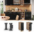 Livinity Küchenunterschrank R-Line, 30 cm ohne Arbeitsplatte, Schwarz Hochglanz/Goldkraft Eiche