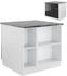 VICCO Fame-Line 90 cm Anthrazit Hochglanz/Weiß (1-F-27934)