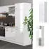 VICCO Kühlumbauschrank R-Line 60 cm Weiß Landhaus/Weiß