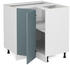 VICCO Eckschrank R-Line 75.6 cm ohne Arbeitsplatte Blau-Grau/Weiß