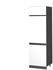 VICCO Kühlumbauschrank R-Line 60 cm J-Shape Weiß/Anthrazit