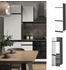 VICCO Kühlumbauschrank R-Line 60 cm J-Shape Weiß/Anthrazit
