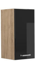 H&auml;ngeschrank R-line, Schwarz Hochglanz, 30 Cm, Vicco
