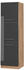 Livinity Herdumbauschrank Fame-Line, 60 cm, Anthrazit Hochglanz/Goldkraft Eiche