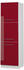 Livinity Herdumbauschrank Fame-Line, 60 cm, Bordeaux Hochglanz/Weiß
