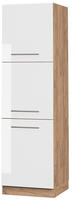 Vicco - Herdumbauschrank Fame-line, Wei&szlig; Hochglanz, 60 Cm