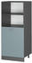 Livinity Herdumbauschrank R-Line, 60 cm, Blau-Grau/Anthrazit