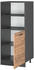 Livinity Herdumbauschrank R-Line, 60 cm, Goldkraft Eiche/Anthrazit