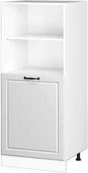 Livinity Herdumbauschrank R-Line, 60 cm, Wei&szlig; Landhaus/Wei&szlig;