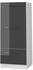 Livinity Mikrowellenschrank Fame-Line, 60 cm, Anthrazit Hochglanz/Weiß