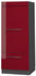 Livinity Mikrowellenschrank Fame-Line, 60 cm, Bordeaux Hochglanz/Anthrazit