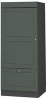 Vicco - Mikrowellenschrank Fame-line, Gr&uuml;n-gold Landhaus, 60 Cm