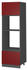 Livinity Mikrowellenschrank R-Line, 60 cm J-Shape, Rot/Anthrazit
