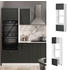 Livinity Mikrowellenschrank R-Line, 60 cm, Anthrazit Landhaus/Weiß