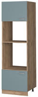Vicco - Mikrowellenschrank R-line, Blau-grau, 60 Cm