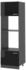 Livinity Mikrowellenschrank R-Line, 60 cm, Schwarz Hochglanz/Anthrazit