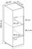 Livinity Mikrowellenschrank R-Line, 60 cm, Schwarz Hochglanz/Anthrazit