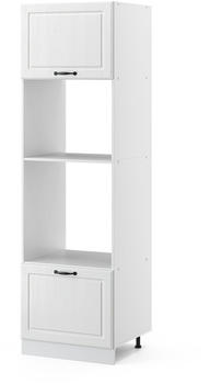 Livinity Mikrowellenschrank R-Line, 60 cm, Wei&szlig; Landhaus/Wei&szlig;