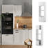 Livinity Mikrowellenschrank R-Line, 60 cm, Weiß Landhaus/Weiß