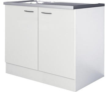 Flex-Well Komplettspüle Wito 100cm weiß