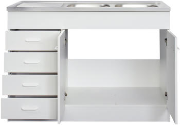 Held M&ouml;bel Sp&uuml;lenschrank 120cm wei&szlig;