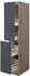 Flex-Well Apothekerschrank Morena 30cm basaltgrau/San Remo Eiche