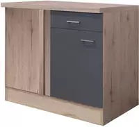 Flex-Well Eckunterschrank "Morena" (B x H x T) 110 x 85 x 60 cm - als Eckl&ouml;sung